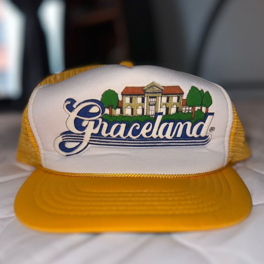 Vintage Elvis Presley Graceland Trucker Hat